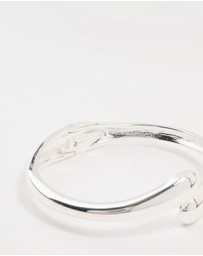 Lovisa - Silver Plated Open Hinge Wrapped Bracelet