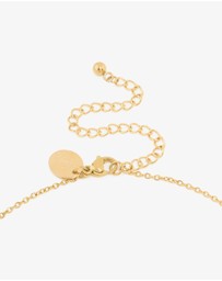 Lovisa - Waterproof Gold Plated Stainless Steel Large Bubble Letter C Necklace