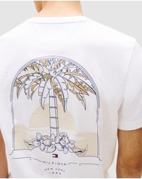 Tommy Hilfiger - Palm Tree Back Graphic T-Shirt