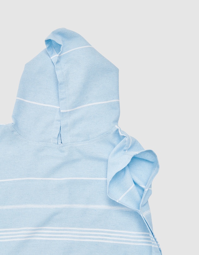 Tolu Australia - Baby Blue Kids Hooded Beach Towel