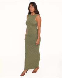Petal & Pup - Wembly Maxi Dress - Olive Green