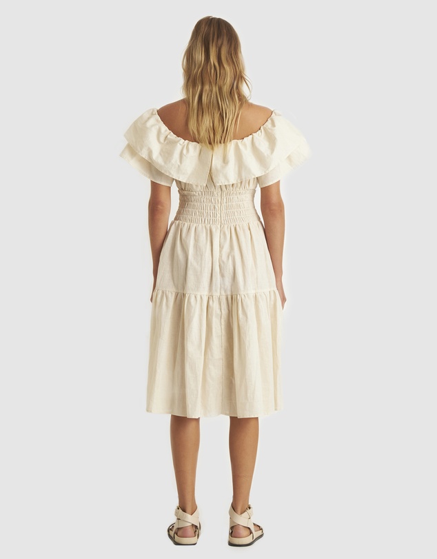 Zerafima - Helena Shoulder Frill Dress