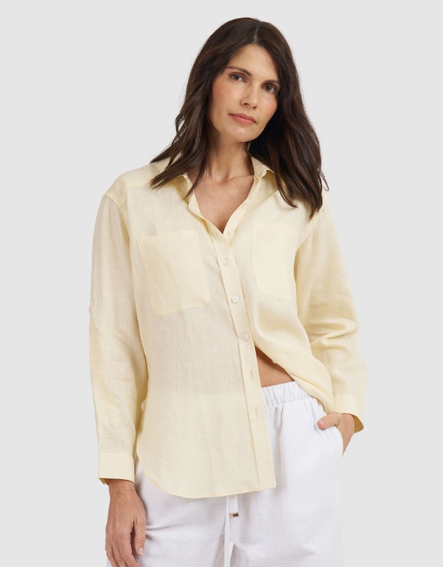 CAMIXA - Luna Oversize Linen Shirt