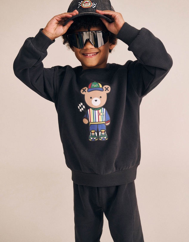 Huxbaby - Motorsport Hux Panel Sweatshirt - Babies-Kids