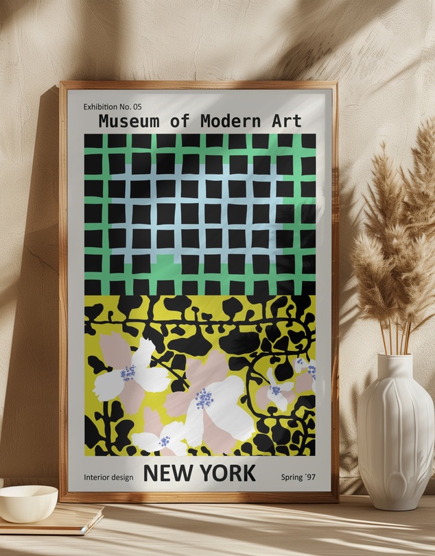 Olive et Oriel - Museum Of Modern Art New York by Annick Art Print