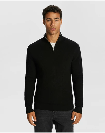 yd. - Washington Zip Cotton Knit Jumper