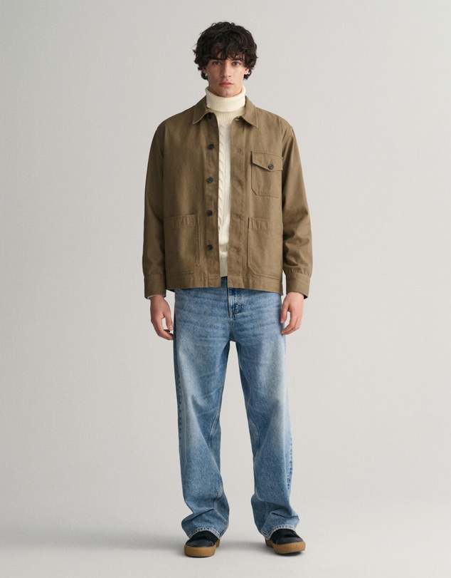 Gant - Cotton Cable Turtleneck Knit