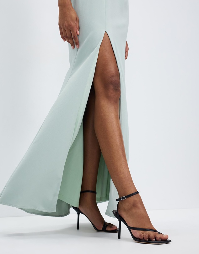 Bariano - Sue Frill Shoulder Gown