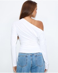 Dazie - Otto Off Shoulder LS Top