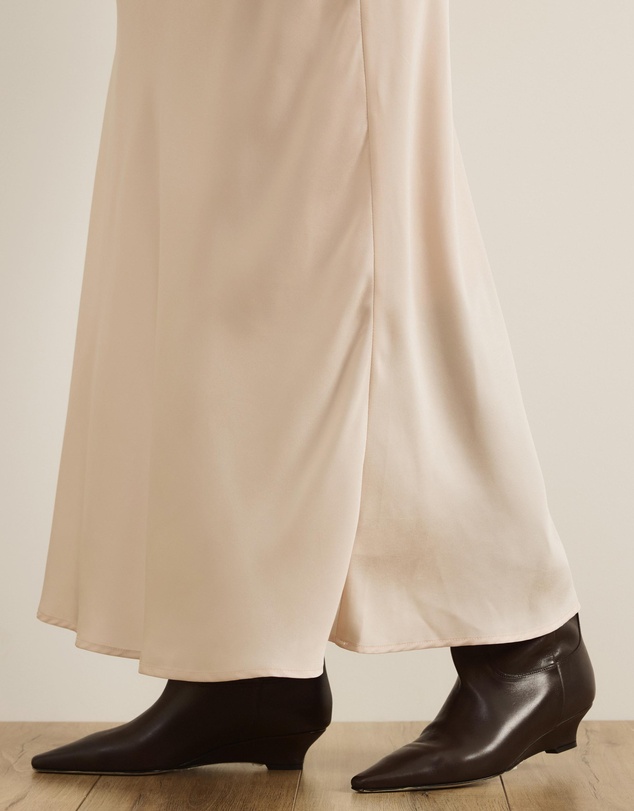Atmos&Here Curvy - Nya Slip Maxi Skirt