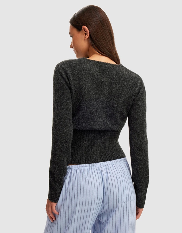 Cotton On Body - Fluffy Fitted Knit Cardigan
