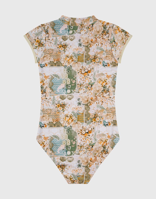 Aqua Blu Kids - Mosaic Short Sleeve One Piece - Teens