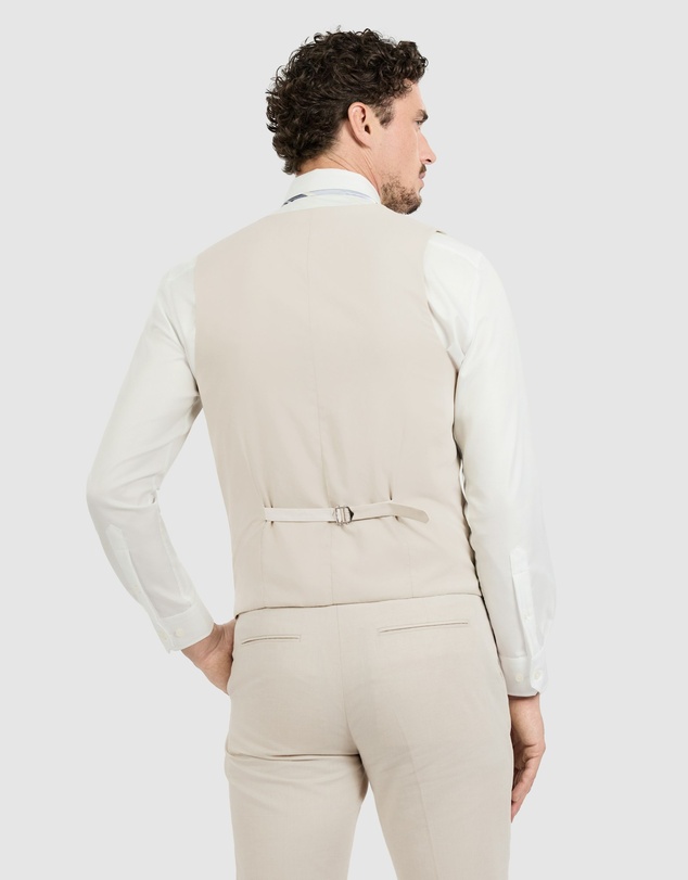 Tarocash - Jaeden Slim Linen Waistcoat