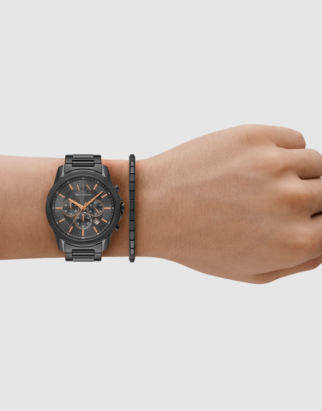Armani Exchange - Gunmetal Chronograph Watch