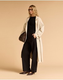 MVN - Funnel Neck Trench Coat
