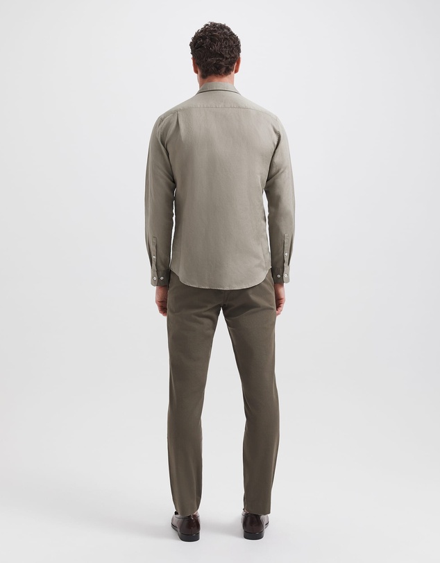 SABA - Reeves Long Sleeve Classic Linen Cotton Shirt