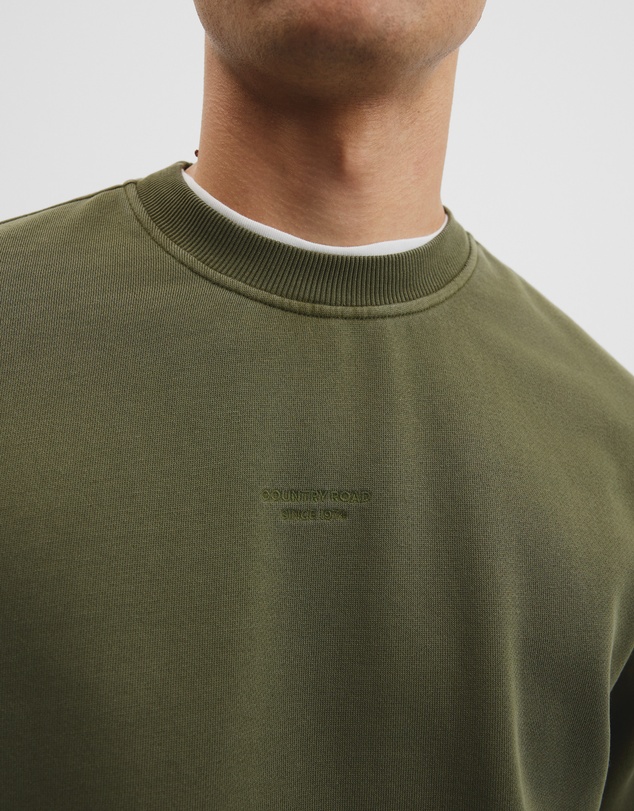 Country Road - Australian Cotton Garment Dyed Crew Sweat