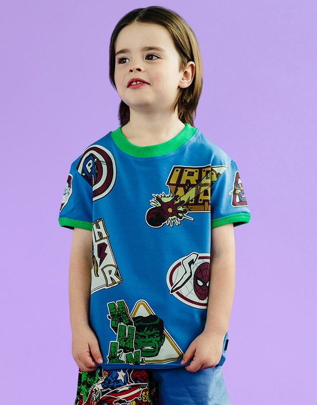Rock Your Kid - Badge Avengers Tee - Kids-Teens