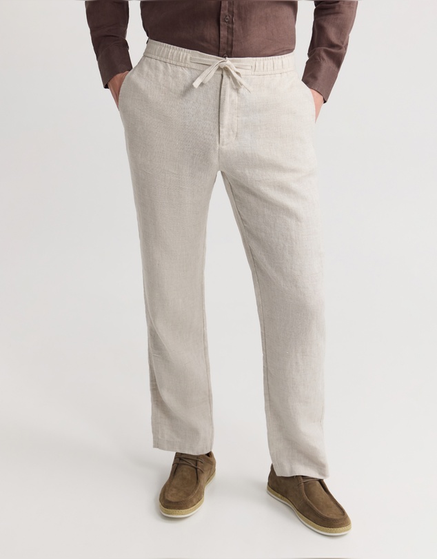 Oxford - Ravi Straight Leg French Linen Pant