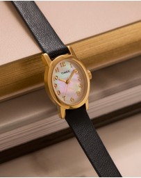 TIMEX - Cavatina 18mm Leather Strap Watch