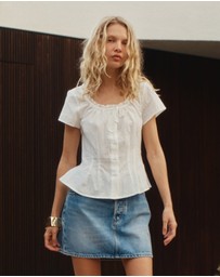 Rolla's - Esme Top - White