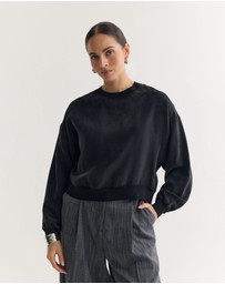Oxford - Lola Rib Collar Cupro Top