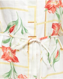AERE - Asha Linen Midi Shirt Dress