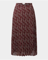 Forcast - Rema Floral Pleated Skirt