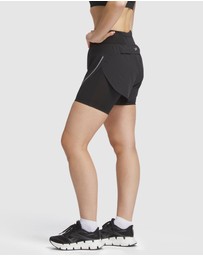 Reebok - Lux Metallic 2-In-1 Running Shorts