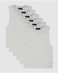 Xander - 6-Pack Blanc Tank