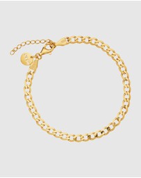 Najo - Marchioness Yellow Gold Petite Bracelet (18.5cm+ext)