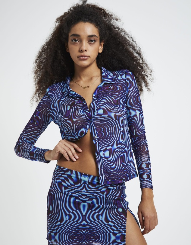 Neon Hart - Roxie Button Front Shirt