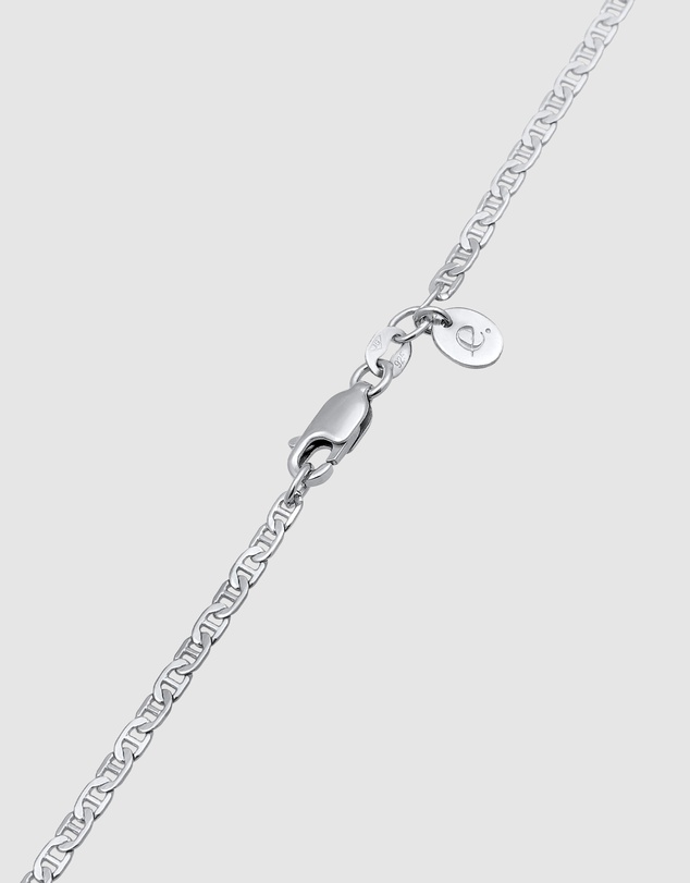 Elli Jewelry - Necklace Curb Modern Basic In 925 Sterling Silver