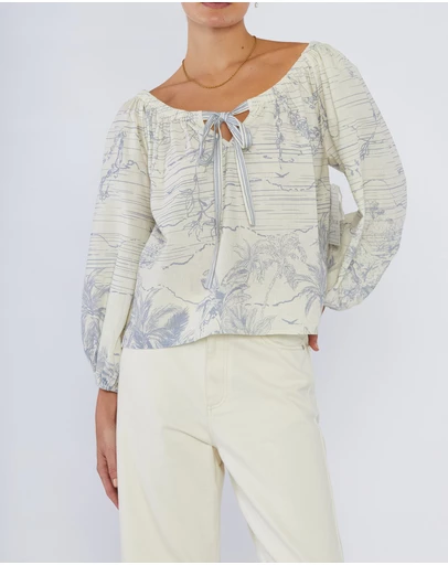 Amelius - Fresco Linen Billow Blouse