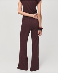 M.N.G - Knitted Trousers With Elastic Waistband