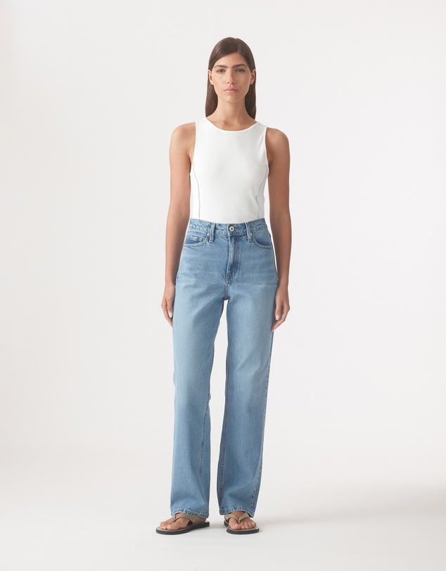 Outland Denim - Zoe High Straight Jeans
