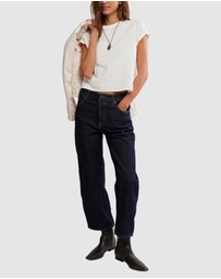 Free People - Deep Trance Dropped Boyfriend Jeans