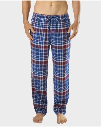 Mitch Dowd - Mens Boston Check Flannel Sleep Pants
