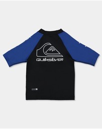 Quiksilver - Boys 2 to 7 On Tour Short Sleeve Rash Vest
