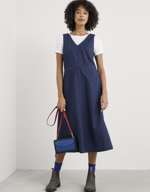 Seasalt - Seasalt Cornwall Blue Audrey Denim Dress