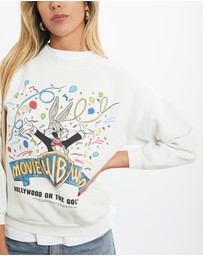 Vintage by The Real Deal - Pre Loved - 1992 Looney Tunes Movie World 'Gold Coast' Sweatshirt