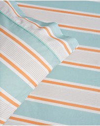Linen House Kids - Sailor Stripe Fitted Sheet + Pillowcase Set
