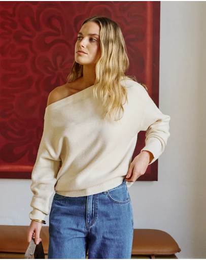 Ceres Life - Rani Off Shoulder Knit