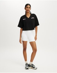 Cotton On Body Active - Cropped Graphic Sporty Tee