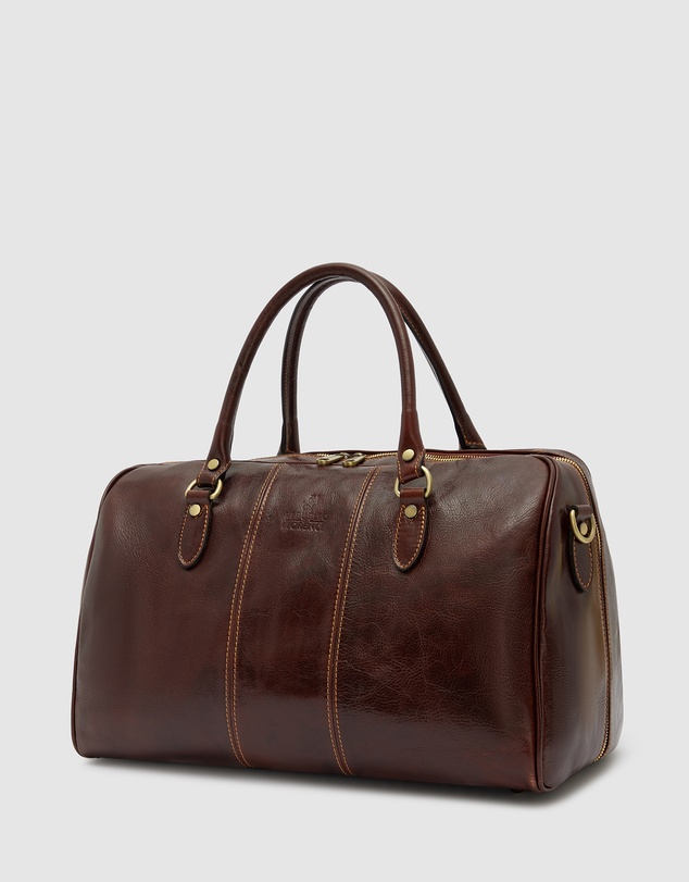 Republic of Florence - Albertis Piccolo Brown Leather Duffle