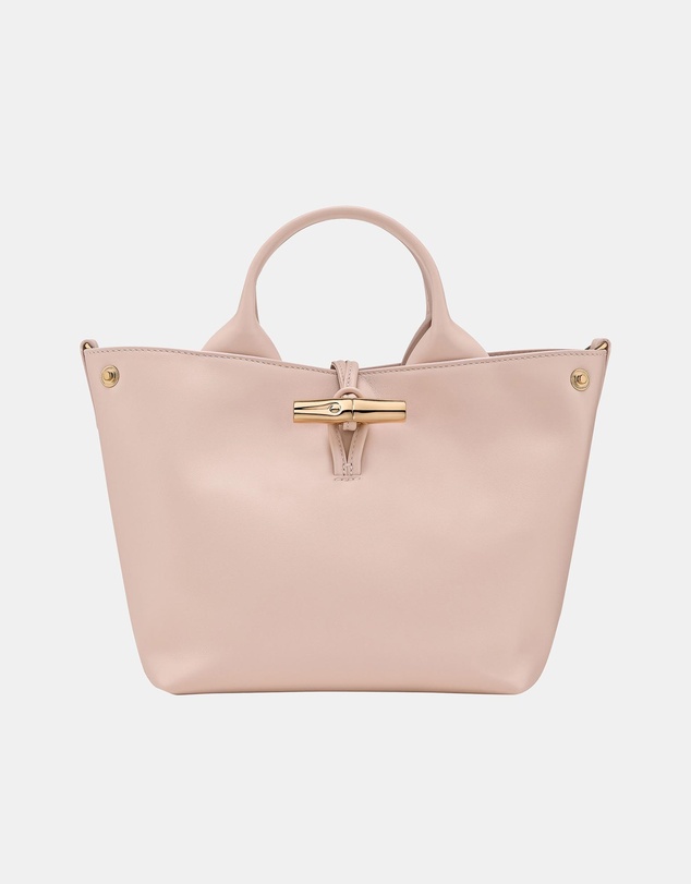Longchamp - Le Roseau Leather Handbag Sm