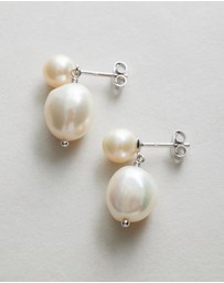 EL&RO Jewellery - Double Pearl Earrings