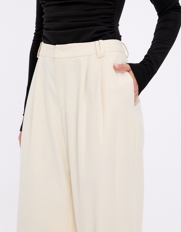 Minima Esenciales - Isra Cotton Twill Tailored Pants
