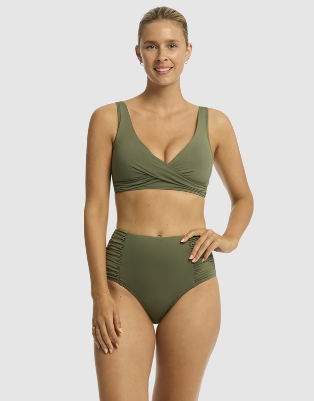 Sea Level Australia - Essentials Cross Front Multifit Bra Top
