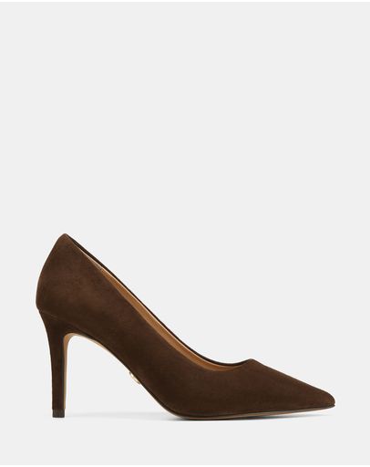 Dark Brown Suede